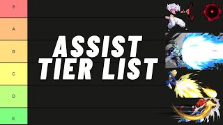 TIER LIST DE ASSIST DBFZ [upl. by Yraunaj]