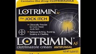 Lotrimin AF Jock Itch Antifungal Cream 042 oz [upl. by Irpak467]