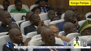 Ouverture de la 2ème session ordinaire du CESE présidée par le président Séraphin Moundounga Gabon [upl. by Jordanson574]