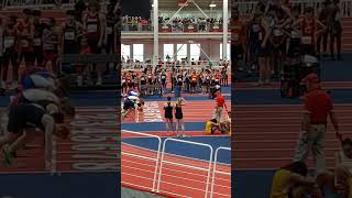 Sterling running the 55m and getting 5th Place at Liberty University freshman year [upl. by Atin]