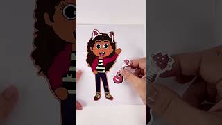 Gabbys Dollhouse DIY Make Your Own Face Stickers ASMR cooltoys [upl. by Webber]