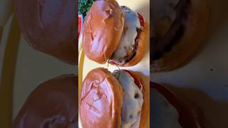 Watch the recipe for homemade burgers in my full YouTube video 🍔 burgerhamburshortsdiy [upl. by Neellok]