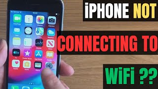 How to FIX iPhone Not Accepting WiFi PASSWORD  Wont Connect To Router [upl. by Ahsekram]