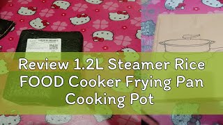 Review 12L Steamer Rice FOOD Cooker Frying Pan Cooking Pot Double Layer Multifunctional NonStick [upl. by Danielle]