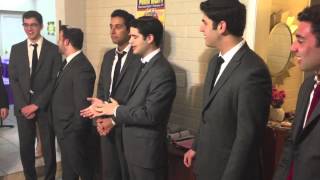 Singing the Maccabeats song when GUESS who stops by  Hanukkah [upl. by Karwan]