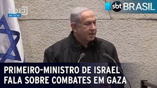 Primeiroministro israelense garante intensificar os combates em Gaza  SBT Brasil 251223 [upl. by Davies756]