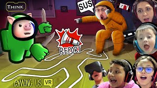 AMONG US in VR CHAT Virtual Reality is SUS FGTeeV 1st Person Gameplay [upl. by Blondelle]