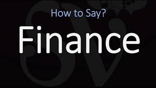 How to Pronounce Finance 3 WAYS British amp American English Pronunciation [upl. by Cralg]