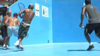 Battle of the Beach  Venice Beach CA  Outdoor Racquetball Promo Video [upl. by Callan]