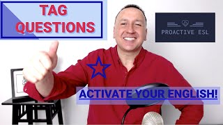 TAG QUESTIONS ENGLISH GRAMMAR [upl. by Elohc]