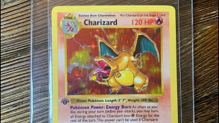 PULLING A FIRST EDITION SHADOWLESS CHARIZARD FROM BASE SET MOST POPULAR POKEMON CARD OF ALL TIME [upl. by Htur]