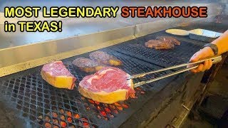 The MOST LEGENDARY Steakhouse in Texas is in a TINY Town of 161 People  Foods to Eat Before You Die [upl. by Malsi]