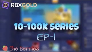 RBXGOLD 10k TO 100k RISKY BATTLES PART 1 [upl. by Alaj]