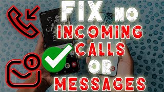 How to fix no incoming calls or messages on any android [upl. by Ping725]