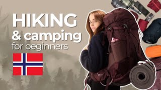 Hikingcamping as a beginner  Sleeping outdoors in Norway [upl. by Moorefield121]