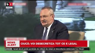 CIUCĂ DESPRE CHELTUIELILE PREȘEDINTELUI Știri B1TV28 oct 2024 [upl. by Ahtnams]