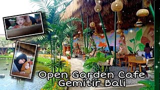 Makan Bersama di Open Garden Cafe Gemitir Bali  Ibundanya Hannah Sultana Vlog [upl. by Deerdre]