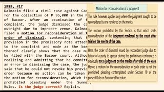 Revised Rule on Summary Procedure Civil Case with BAR EXAM QUESTIONS [upl. by Leeth]