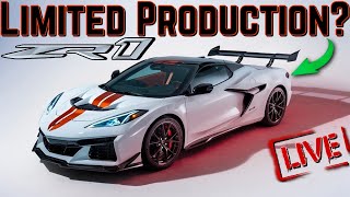 C8 Corvette ZR1 Production WILL Be LIMITED According To Chevy Marketing [upl. by Adnawed415]