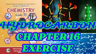 HYDROCARBON🌴 CHAPTER 16🌹EXERCISE🧪⚗️SOLUTION✨🌴CHEMISTRY✨🌟CLASS 11🥀 NBF✈️FEDERAL BOARD [upl. by Allveta]