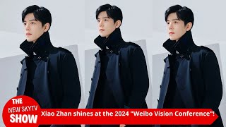 Xiao Zhan shines at the 2024 Weibo Vision Conference He won two honorary championships and was extr [upl. by Wiese]