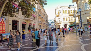 Baku Azerbaijan Tarqovu Summer Walk in 4k [upl. by Oninrutas]