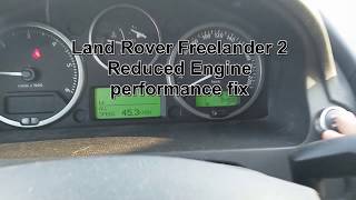 Land Rover Freelander 2  Reduced Engine Performance fix [upl. by Clovah943]