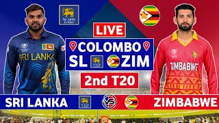 Sri Lanka vs Zimbabwe 2nd T20 Live Scores  SL vs ZIM 2nd T20 Live Scores amp Commentary [upl. by Nepil]