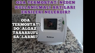 DOĞALGAZ FATURASI DÜŞÜRME YÖNTEMLERİ👍KABLOSUZ BUDERUS ODA TERMOSTATI FAYDALARI😉DOĞALGAZ TASARRUFU [upl. by Glaab]