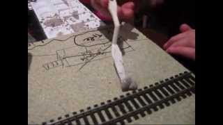 How to Ballast OO scale track [upl. by Lleuqram]