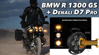 Installing Denali D7 Pro Light Pods on BMW R 1300 GS [upl. by Lirbaj445]