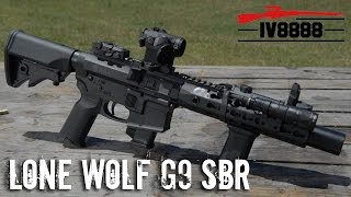 Lone Wolf G9 SBR Suppressed [upl. by Ecnerewal22]