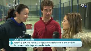 Reportaje sobre la Escuela de Pádel Adaptado de Atades [upl. by Corabella]