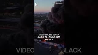 Poland Massive Fire at Shopping Centre in Warsaw  Subscribe to Firstpost [upl. by Darrill]