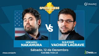 Speed Chess Championship 2020  FINAL um oferecimento de OnJuno  Nakamura vs MVL  scc [upl. by Zulaledairam]