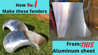 Messerschmitt Car build Part 2 Making Fenders from Scratch [upl. by Lewiss]