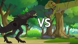 Infected Sauropod vs Xsenomorhosaur rex  AUTO RPG Anything [upl. by Kyle]