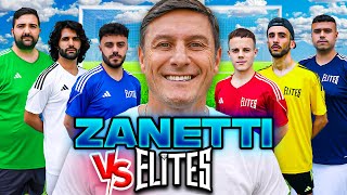 🇦🇷 JAVIER ZANETTI vs ELITES 💎  FOOTBALL CHALLENGES ⚽️ [upl. by Anerda]