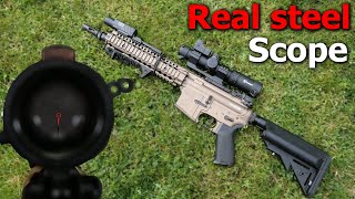 Taugt eine 230 € Real Steel Optik im Airsoft  Firefield Rapidstrike 14x24  Review [upl. by Wawro155]