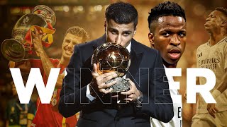 BALLON DOR 2024 à été remporté par RODRI [upl. by Nosloc789]