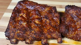 PERFECT OVEN BAKED BBQ RIBS  PORK RIBS RECIPE [upl. by Tnomad]