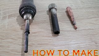 How To Make SOLDERING IRON Using Refrigerator hose Copper [upl. by Iahc448]