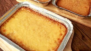 Cassava Cake Recipe  Meryendang Pinoy Recipe  Cassava cake using fresh cassava [upl. by Wendalyn]