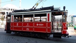 Istiklal NOSTALGIC TRAM  Istanbul Turkey [upl. by Nicholl]