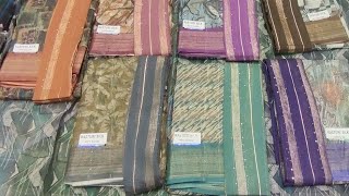 Price680 Digital Dola Linen cotton with sequence work Saree Mahalaxmi Saree Centre NX [upl. by Aisitel]