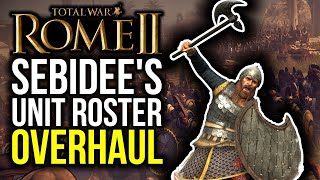 THIS Is The BEST ROME 2 Unit Mod  Sebidees Unit Roster Overhaul Showcase [upl. by Esertap513]