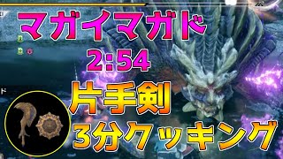 【片手剣3分クッキング】マガイマガドを3分で周回する立ち回りamp装備紹介！【モンハンライズ】 [upl. by Eiznekcam]