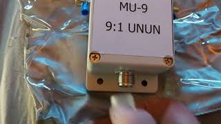 91 UNUN for the long wire radio antenna [upl. by Resarf]