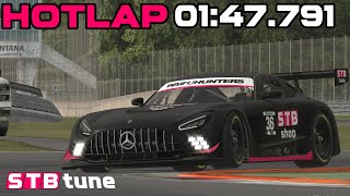 iRacing Onboard Lap Mercedes AMG GT3 evo Monza Grand Prix 24S4 GT3 Fanatec Challenge  Fixed [upl. by Wehtta]