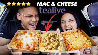 Aku beli SEMUA menu baru MAC amp CHEESE TEALIVE [upl. by Sihunn]